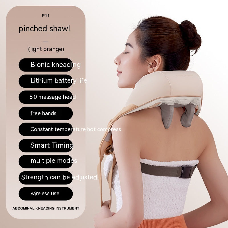 Muscle Shoulder And Neck Massager Clip Kneading Electric